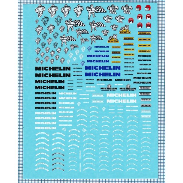 Michelin, skala 1/24 - 1/50 - decals