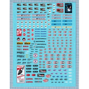 Diverse elektronikselskaber, skala 1/24 - 1/50 - decals