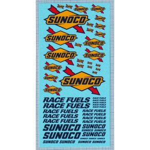 Sunoco, skala 1/24 - 1/50 - decals