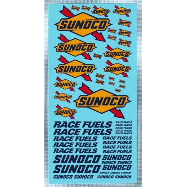 Sunoco, skala 1/24 - 1/50 - decals
