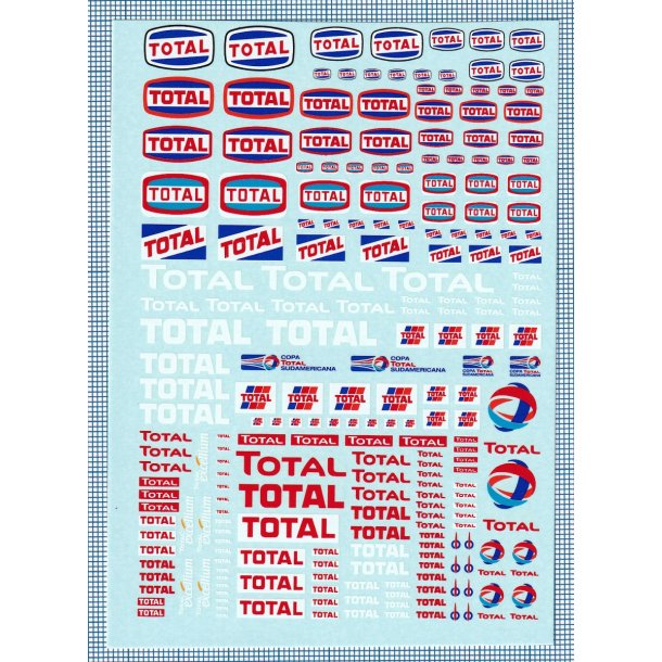 Total, skala 1/24 - 1/50 - decals