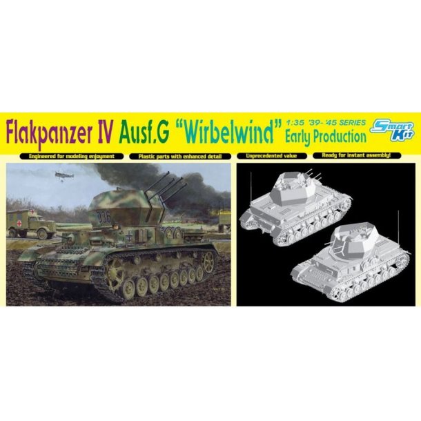 German Flakpanzer IV Ausf. G Wirbelwind Early Production