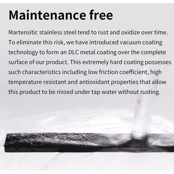 AT-FX DLC Coated Stainless Steel Hand File Grit#400/800