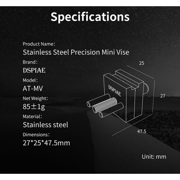 Mini-skruestik i st�l