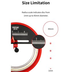Justerbar Cirkelsk�rer i metal, 1 - 45 mm