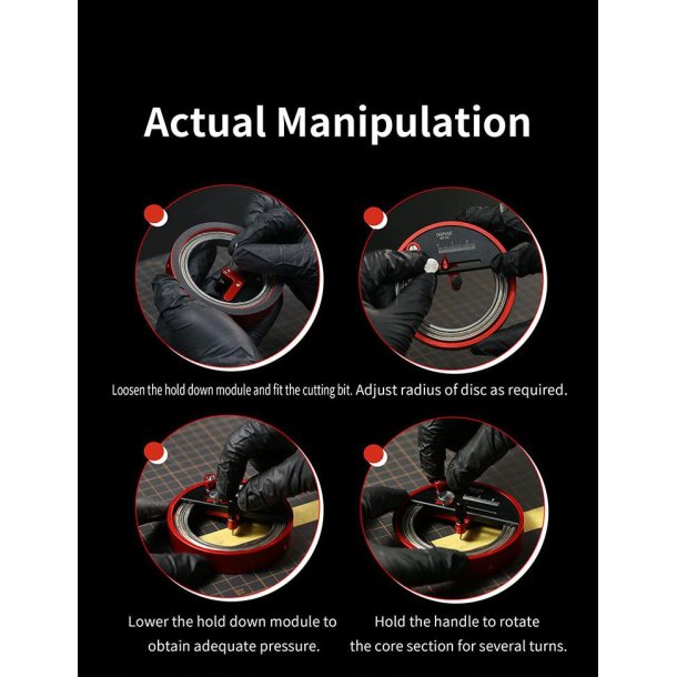 Justerbar Cirkelsk�rer i metal, 1 - 45 mm