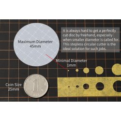 Justerbar Cirkelsk�rer i metal, 1 - 45 mm