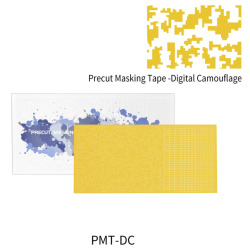 Precut Masking Tape - Digital Camouflage
