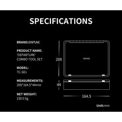�DEPARTURE� Tool Combo Set - v�rkt�jss�t 