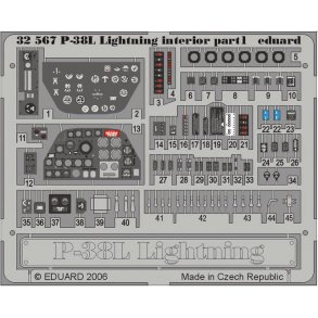 P-38 Lightning foto�tsede dele m.m.