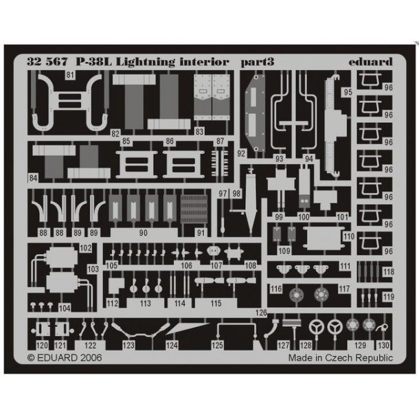 P-38 Lightning foto�tsede dele m.m.