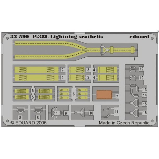 P-38 Lightning foto�tsede dele m.m.