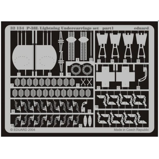 P-38 Lightning foto�tsede dele m.m.