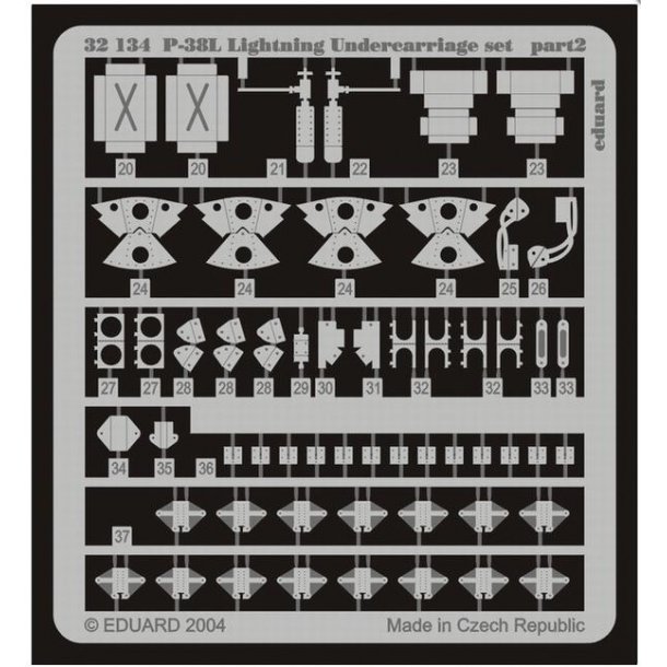P-38 Lightning foto�tsede dele m.m.