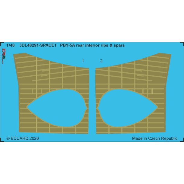 PBY-5A rear interior ribs &amp; spars