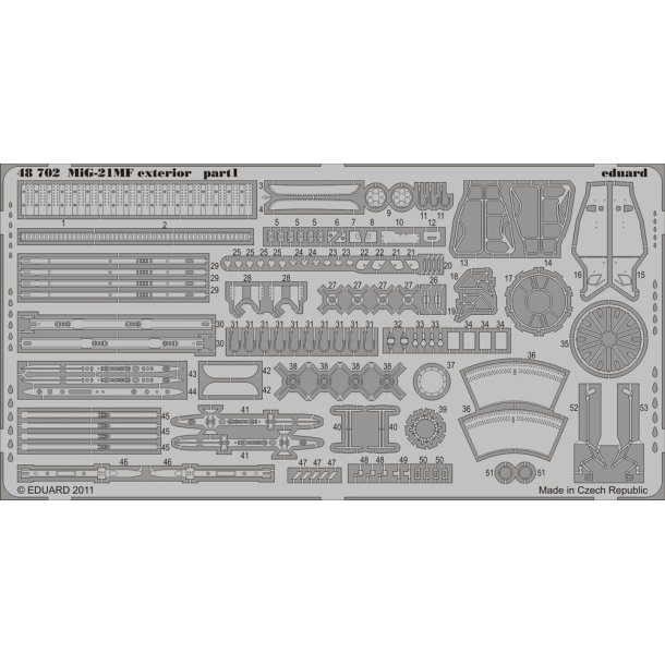 MiG-21MF exterior for Eduard, skala1/48
