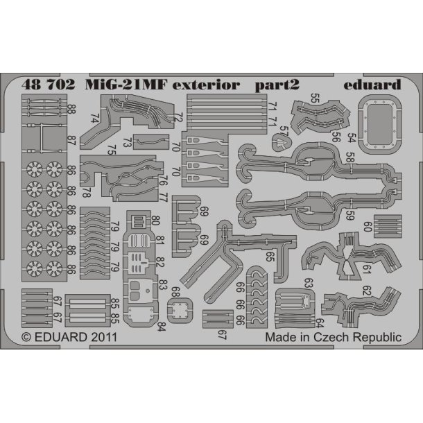MiG-21MF exterior for Eduard, skala1/48