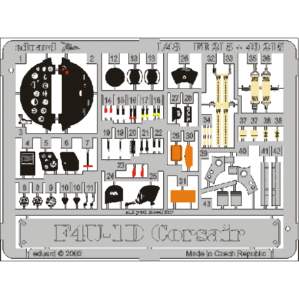Foto�ts til Tamiya Corsair F4U-1D i skala 1/48