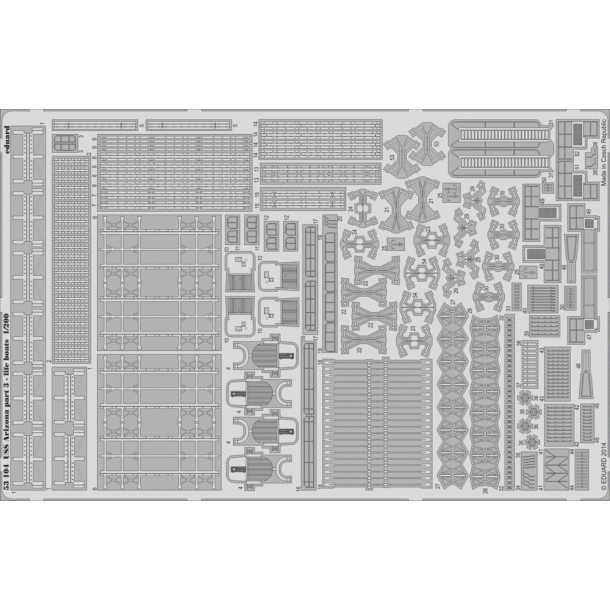Fotots st 3 (redningsbde) til Trumpeter USS Arizona