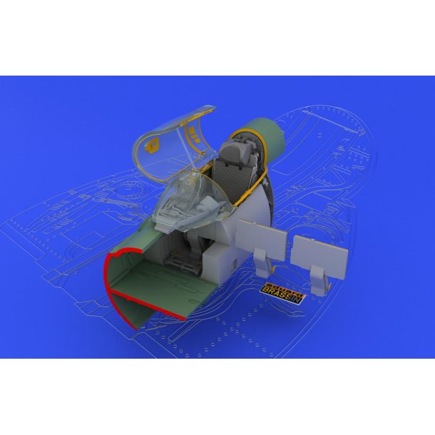 MiG-21MF interior late for Eduard, skala 1/48 