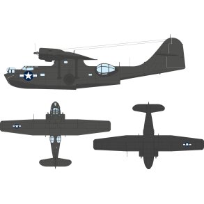 PBY-5A US national insignia (stars & bars)