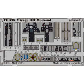 Mirage IIIC Weekend 1/48 - til Eduard