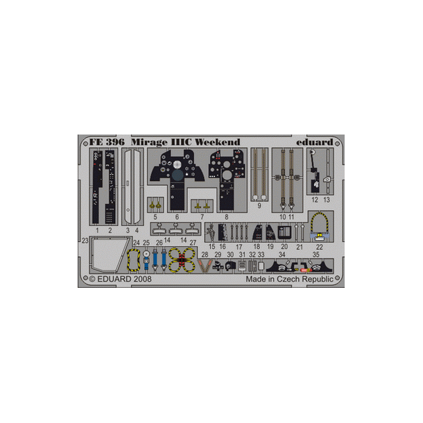 Mirage IIIC Weekend 1/48 - til Eduard