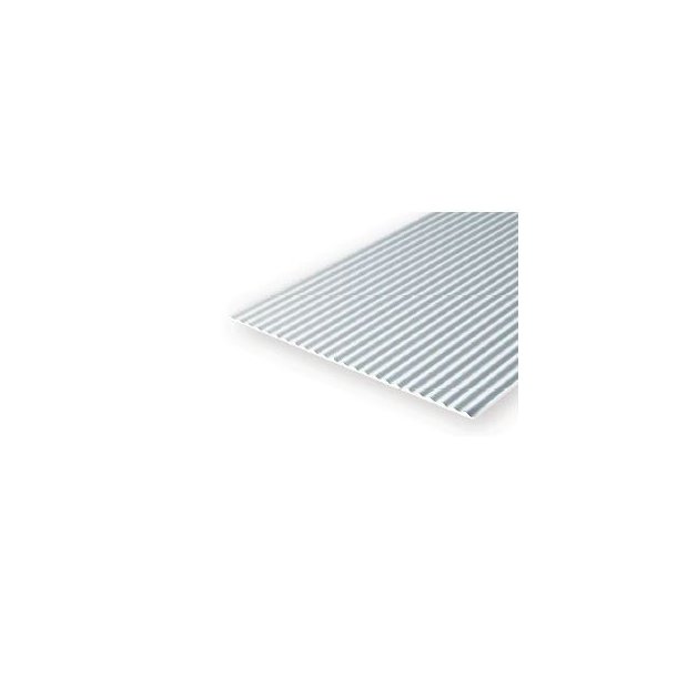 Styrenplade, blgeprofil 1,0 x 300 x 600 mm