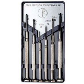 Excel Skruetrkkerst, 6 skruetrkkere