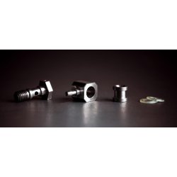 Banjo-nippel komplet 2 / M3, st med 5 stk.