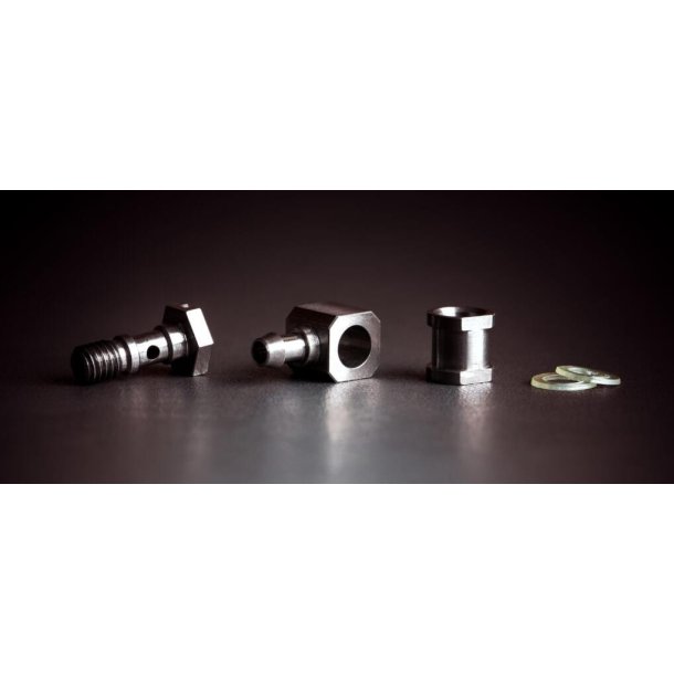 Banjo-nippel komplet 3 / M3, st med 5 stk.