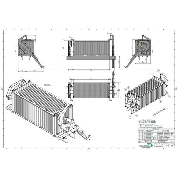 FCM Lftekrog med lfteg til sideloader, st med 2 stk.