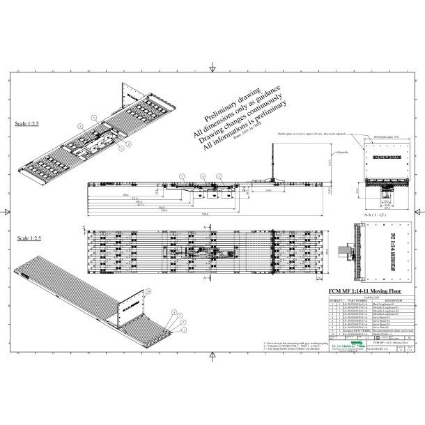 Moving Floor, skala 1/14