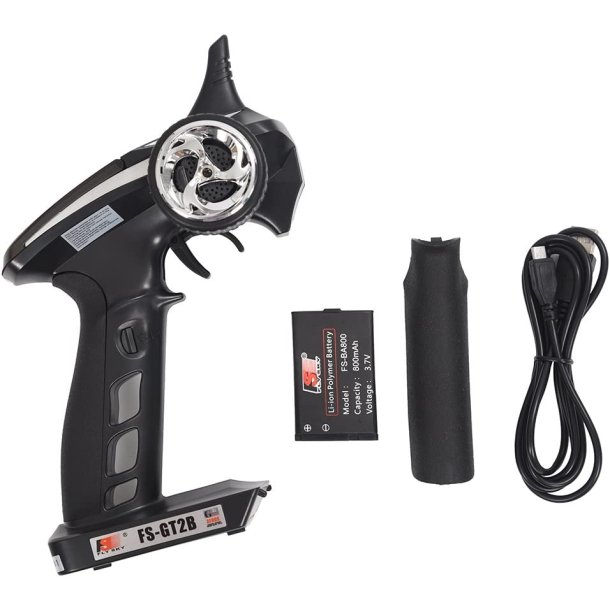 Flysky FS-GT2B 3-kanals radiosender med FS-GR3E modtager