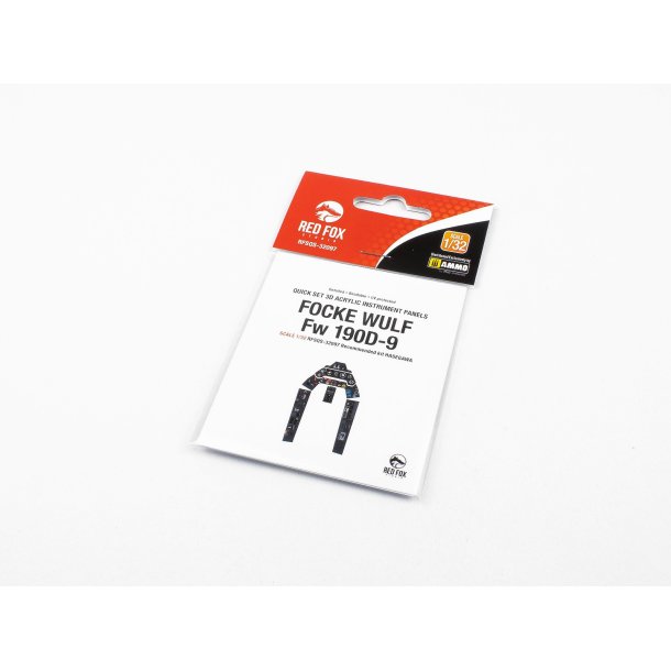 Focke Wulf Fw 190D-9 Dora instrumentpanel til Tamiya