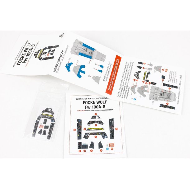 Focke Wulf Fw 190A-6 with WGr.21 panel skala 1/35 til Border Model