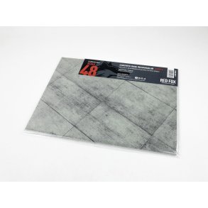 Concrete Base Rectangular Type 3 300 x 230 mm 3D Diorama base