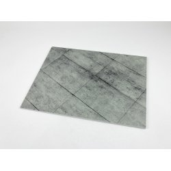 Concrete Base Rectangular Type 3 300 x 230 mm 3D Diorama base