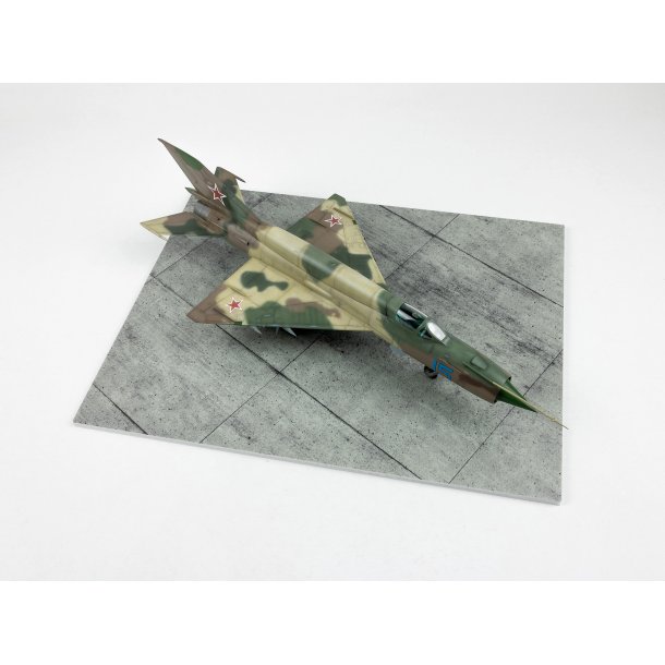 Concrete Base Rectangular Type 3 300 x 230 mm 3D Diorama base