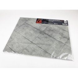 Concrete Base Rectangular Type 4 380 x 320 mm 3D Diorama base