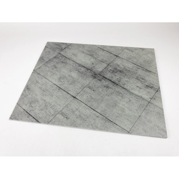 Concrete Base Rectangular Type 4 380 x 320 mm 3D Diorama base