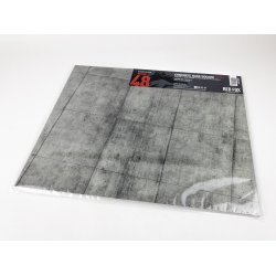 Concrete Base Square Type 4 380 x 320 mm 3D Diorama base