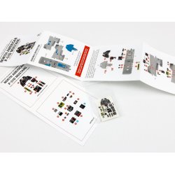 North American P-51D Mustang instrumentpanel til Tamiya