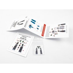 F-16 CJ Block 50 instrumentpanel til Tamiya