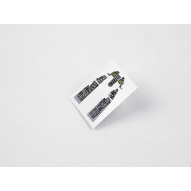 F-16 CJ Block 50 instrumentpanel til Tamiya