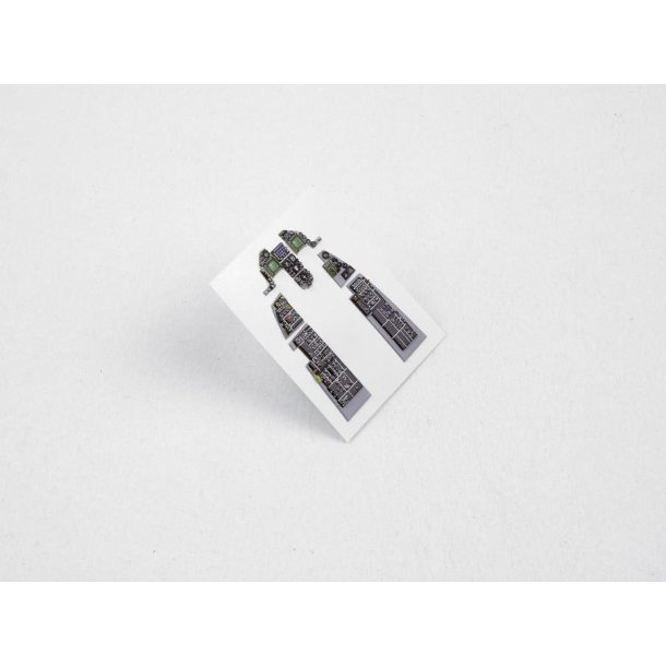 F-16 CJ Block 50 instrumentpanel til Tamiya