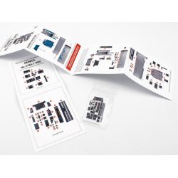 He 219A-7 UHU instrumentpanel til Tamiya