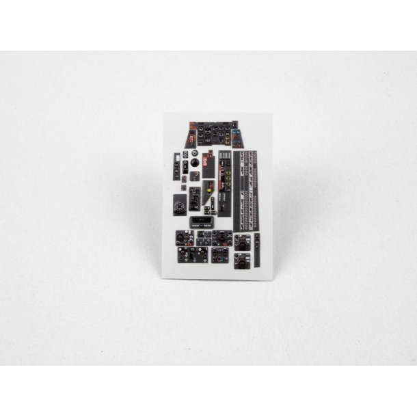 He 219A-7 UHU instrumentpanel til Tamiya