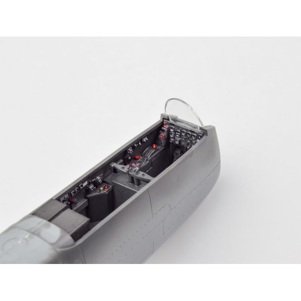 He 219A-7 UHU instrumentpanel til Tamiya