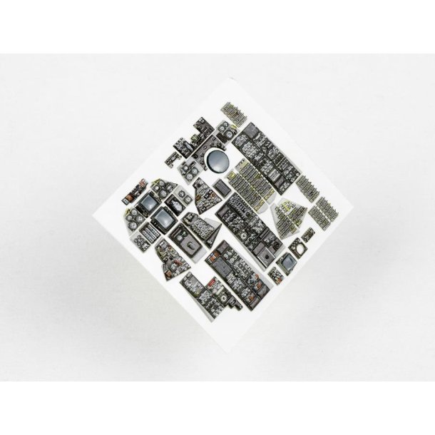 Grumman F-14A Tomcat instrumentpanel til Tamiya